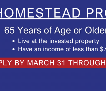 Learn More about the Homestead Property Tax Credit